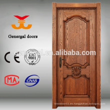 Cubierta de chapa de Mdf CE pintura de la puerta de madera acabada